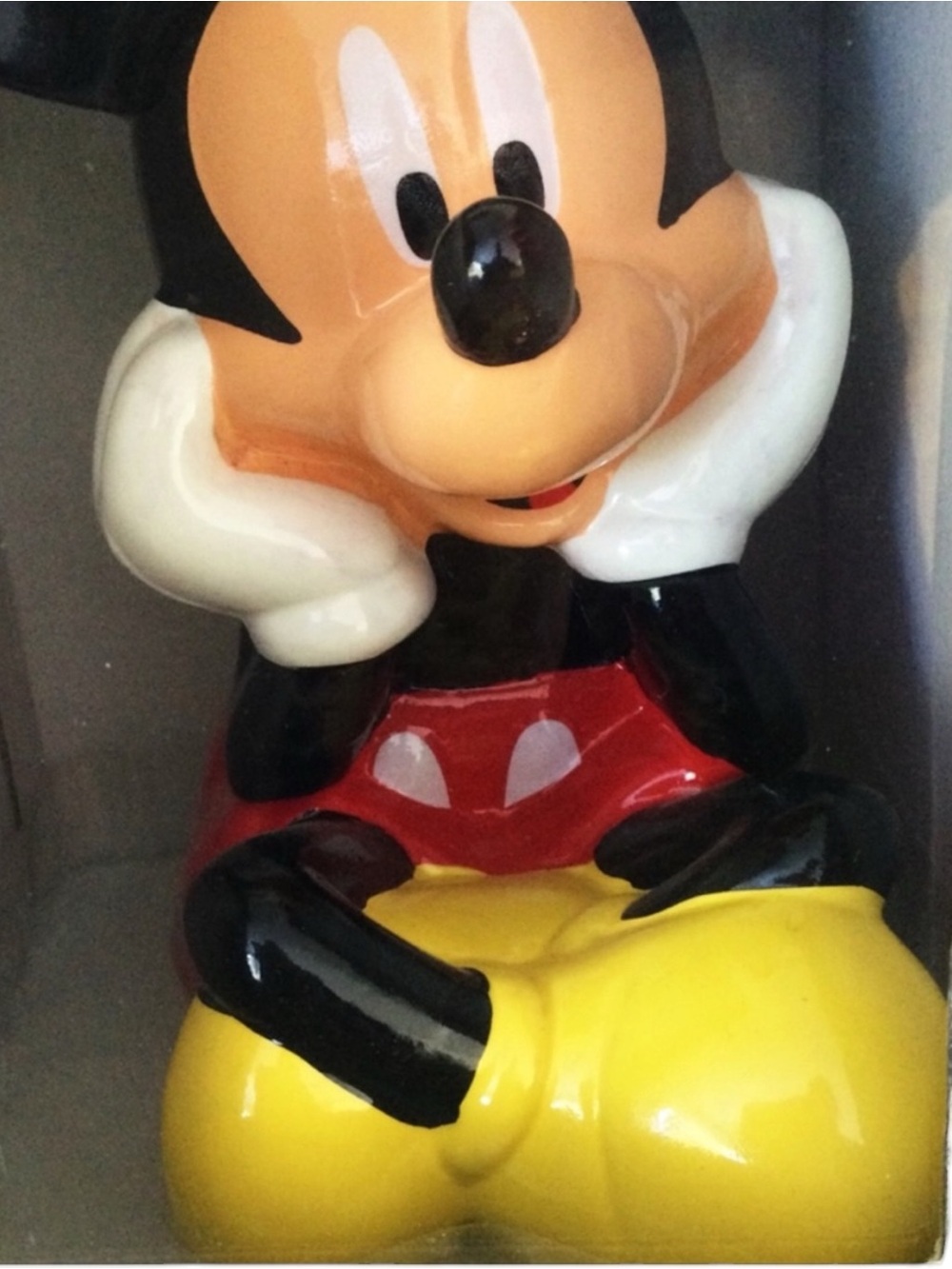 DISNEY Mickey Mouse Ceramic Coin Bank – Classic Outfit, NWT - Picture 5 of 11